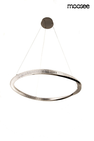 MOOSEE lampa wisząca ANILLO 80 czarny     chrom