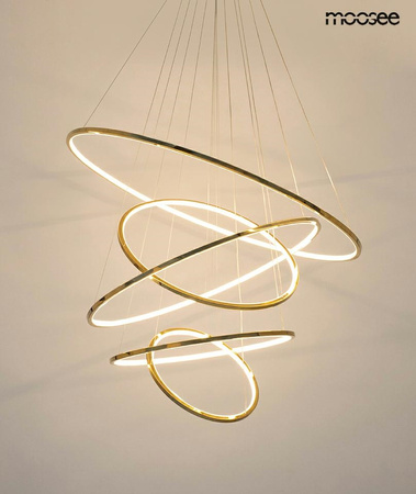 Lampa wisząca RING SLIM L złota