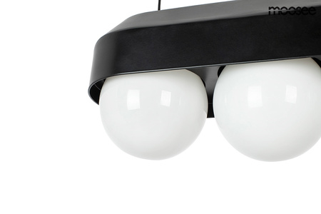 Lampa wisząca DROPS 3 czarna