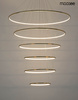 Lampa wisząca RING SLIM XL złota