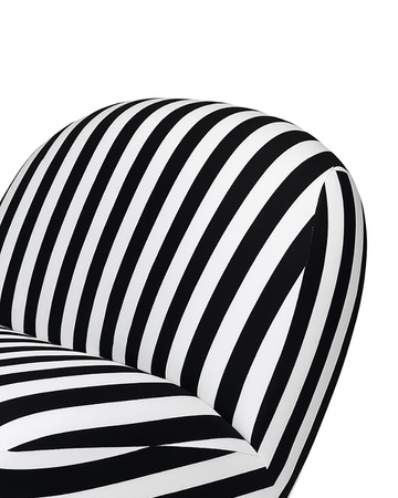 MaMaison fotel obrotowy AZURE biały /     czarny