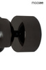 Lampa ścienna EOS czarny chrom