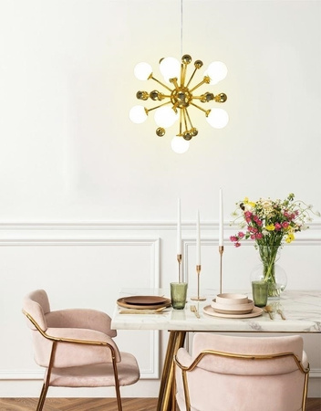 Lampa wisząca AURELIA złota