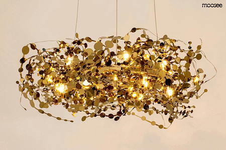 Lampa wisząca MONETE 80 złota