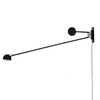 Lampa ścienna GEAR czarna