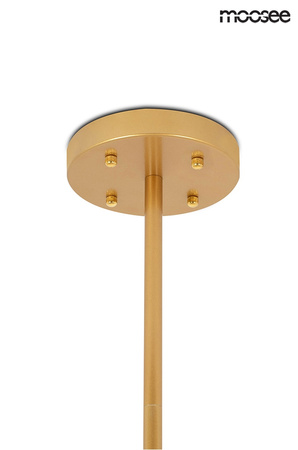Lampa wisząca ASTRIFERO 15 złota / bursztynowa