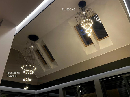 MOOSEE lampa wisząca FLUSSO 43 czarna