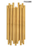 Lampa ścienna TUBO złota
