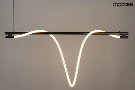 Lampa wisząca SERPIENTE 120  czarna