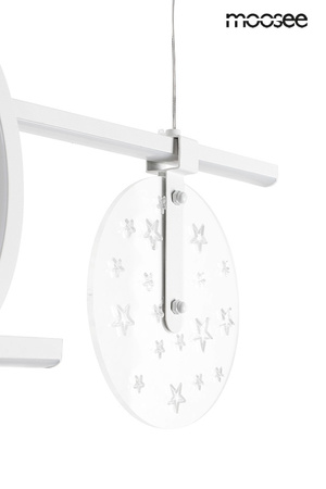 Lampa wisząca STARS biała
