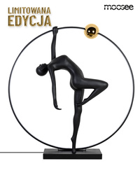 MOOSEE lampa podłogowa HUMAN ACROBATIC    czarna
