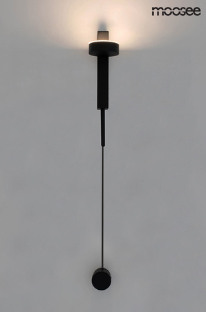 Lampa ścienna CLARID BLACK czarna