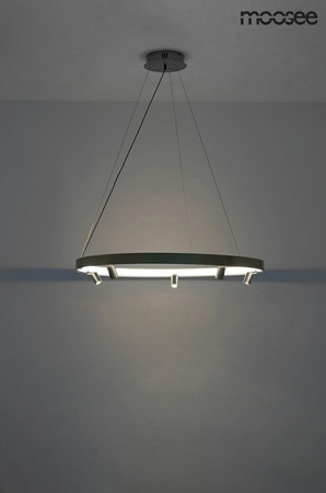 Lampa wisząca CIRCLE SPOT 98 BLACK grafitowa