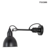 Lampa ścienna FRANK czarna