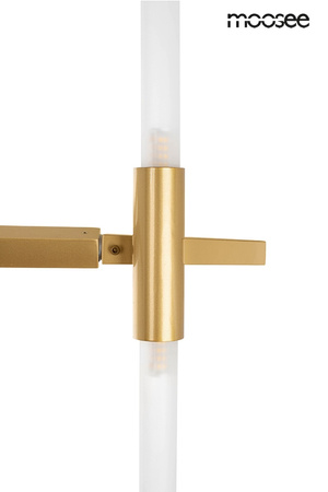 Lampa wisząca CANDELABR 10 złota