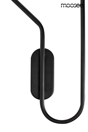 Lampa ścienna TENTA czarna
