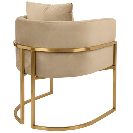 Fotel CHLOE VELVET khaki 