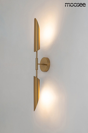 Lampa ścienna LOCCA złota