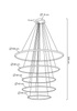 Lampa wisząca RING SLIM L złota