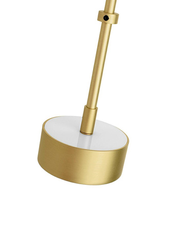 MOOSEE lampa wisząca CAPRI LINE 3 złota   / biała - 180 LED, aluminium, szkło