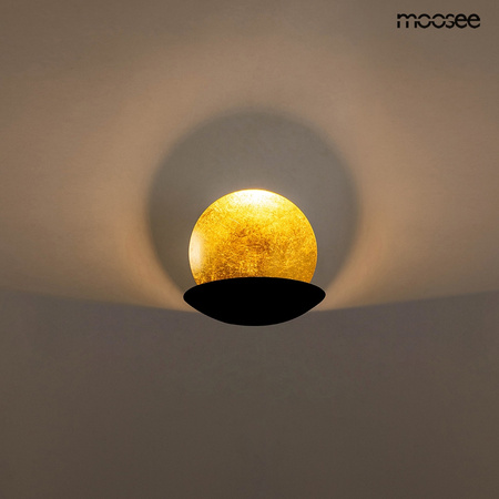 Lampa ścienna ECLISE złota / czarna