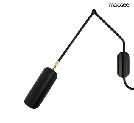 Lampa ścienna TENTA czarna