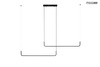 Lampa wisząca SHAPE DUO 120 czarna