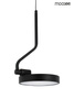 Lampa ścienna FLAT czarna