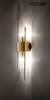 Lampa ścienna SLANT złota