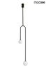 Lampa wisząca LOW czarna