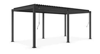 BIZZOTTO pergola ogrodowa GARDA 3x6       szara