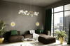 Lampa ścienna SHADOW SUN 25 złota