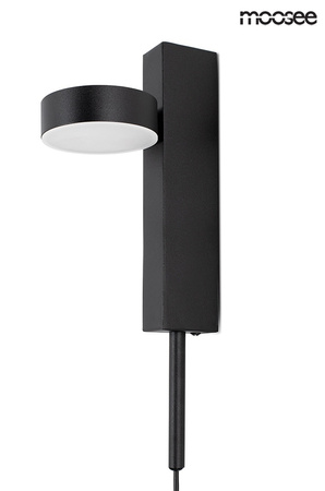 Lampa ścienna CLARID BLACK czarna