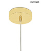 MOOSEE lampa wisząca ALURE OVAL 120       złota/mleczna