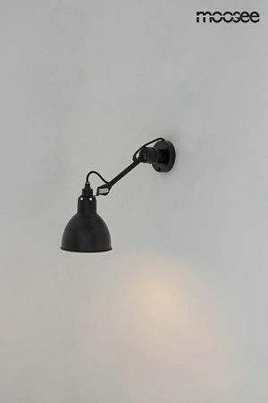 Lampa ścienna FRANK czarna