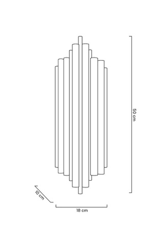 Lampa ścienna HARMONIC BLACK czarna