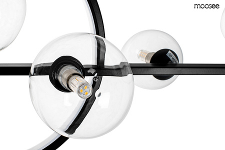 Lampa wisząca ALURE LINE TWIN 90 czarna