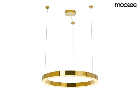Lampa wisząca RING LUXURY 50 złota - LED, chromowane złoto