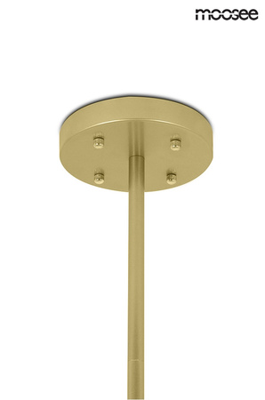 Lampa wisząca ASTRIFERO 10 złota/ bursztynowa