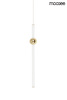 Lampa wisząca LIBRA 60 IN  biała / złota