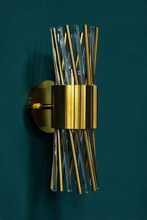 Lampa ścienna LORENZO złota