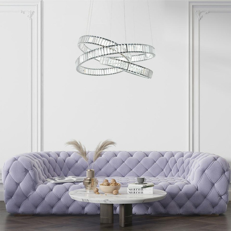 Lampa wisząca WAVE 80 chrom