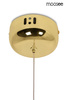 Lampa wisząca LIBRA 60 ON złota