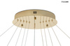Lampa wisząca RING SLIM L złota