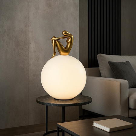 Lampa podłogowa UOMO 35 złota