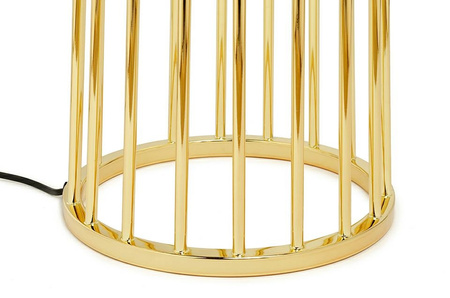 MOOSEE lampa podłogowa HOLMES STRAIGHT    złota z czarnym kloszem