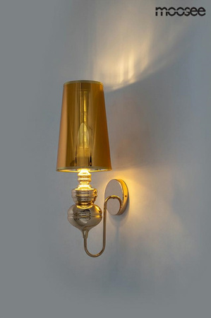 Lampa ścienna QUEEN 15 złota