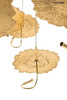 Lampa wisząca LEAFS DISC złota