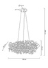 Lampa wisząca MONETE 80 chrom