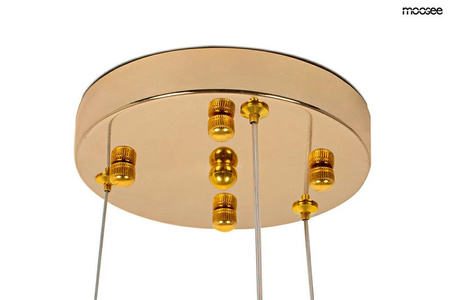 Lampa wisząca MONETE 80 złota
